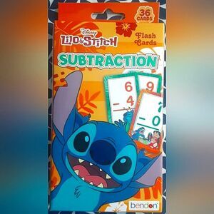 Disney Lilo & Stitch Subtraction Flash Cards